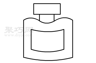 四步画墨水瓶 一起来学墨水瓶简笔画