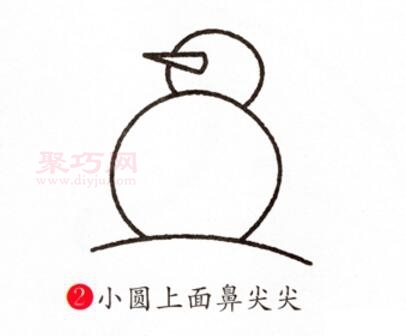 雪人画法第2步