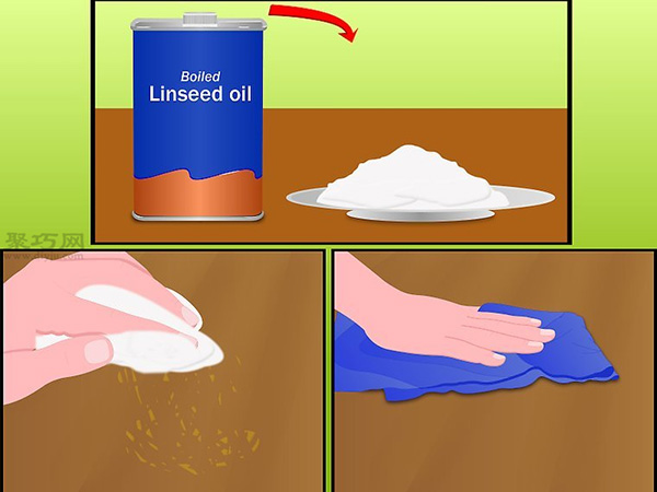 如何清除木头上的颜料标记 6